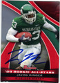 JAVON RINGER MICHIGAN STATE AUTOGRAPHED ROOKIE FOOTBALL CARD #83115F