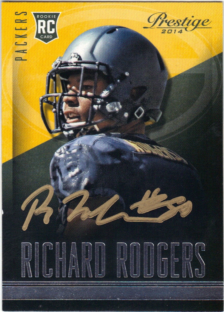 Richard Rodgers Green Bay Packers Autographed Rookie Football Card 91115e 5starautographs Com
