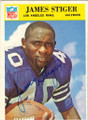 JAMES STIGER DALLAS COWBOYS AUTOGRAPHED FOOTBALL CARD #112315C