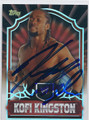 KOFI KINGSTON AUTOGRAPHED WRESTLING CARD #120915G