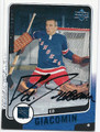 ED GIACOMIN NEW YORK RANGERS AUTOGRAPHED HOCKEY CARD #122115H