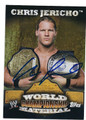 CHRIS JERICHO AUTOGRAPHED WRESTLING CARD #122315H