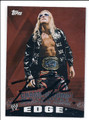 EDGE AUTOGRAPHED WRESTLING CARD #122415F