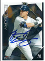 JACOBY ELLSBURY NEW YORK YANKEES AUTOGRAPHED BASEBALL CARD #11716A