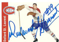 DOLLARD ST. LAURENT MONTREAL CANADIENS AUTOGRAPHED HOCKEY CARD #11916C