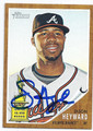 JASON HEYWARD ATLANTA BRAVES AUTOGRAPHED ROOKIE BASEBALL CARD #12716F