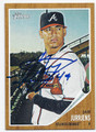 JAIR JURRJENS ATLANTLA BRAVES AUTOGRAPHED BASEBALL CARD #12916H