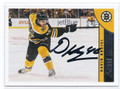 DAVID KREJCI BOSTON BRUINS AUTOGRAPHED HOCKEY CARD #13116L