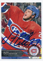 ALEX GALCHENYUK MONTREAL CANADIENS AUTOGRAPHED HOCKEY CARD #20716L