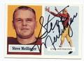 STEVE MEILINGER WASHINGTON REDSKINS AUTOGRAPHED FOOTBALL CARD #30716F