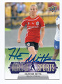 HEATHER MITTS ATLANTA BEAT AUTOGRAPHED SOCCER CARD #40216D