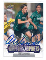 ABBY WAMBACH MAGICJACK AUTOGRAPHED SOCCER CARD #41016E