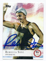 REBECCA SONO OLYMPIC SWIMMING AUTOGRAPHED CARD #50816E