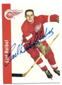 EARL "DUTCH" REIBEL DETROIT RED WINGS AUTOGRAPHED HOCKEY CARD #52816E