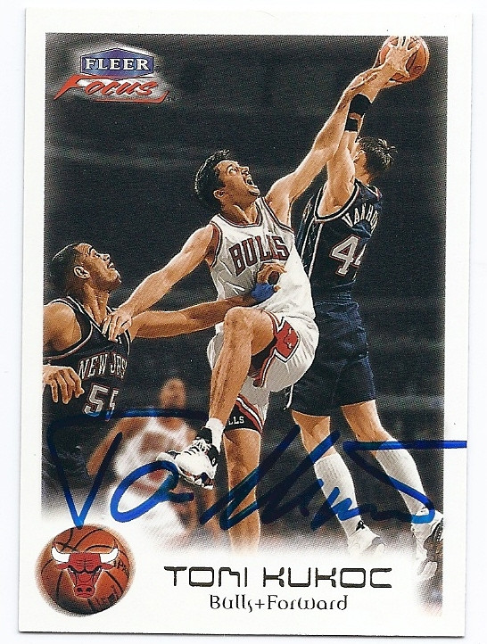 toni kukoc autograph