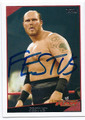"FESTUS" LUKE GALLOWS AUTOGRAPHED WRESTLING CARD #70516C