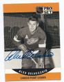 ALEX DELVECCHIO DETROIT RED WINGS AUTOGRAPHED VINTAGE HOCKEY CARD #71216D