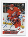 DAMIEN BRUNNER DETROIT RED WINGS AUTOGRAPHED ROOKIE HOCKEY CARD #80416F