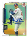 COREY KLUBER CLEVELAND INDIANS AUTOGRAPHED BASEBALL CARD #81216A