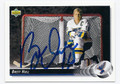 BRETT HULL ST LOUIS BLUES AUTOGRAPHED HOCKEY CARD #92216E