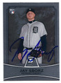 JAY SBORZ DETROIT TIGERS AUTOGRAPHED ROOKIE BASEBALL CARD #110516B