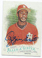 OZZIE SMITH ST LOUIS CARDINALS AUTOGRAPHED BASEBALL CARD #112916F