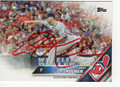 COREY KLUBER CLEVELAND INDIANS AUTOGRAPHED BASEBALL CARD #81517A