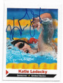 KATIE LEDECKY AUTOGRAPHED SWIMMING CARD #10519E