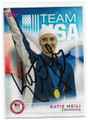 KATIE MEILI U.S. OLYMPIC SWIM TEAM AUTOGRAPHED OLYMPICS CARD #10519i