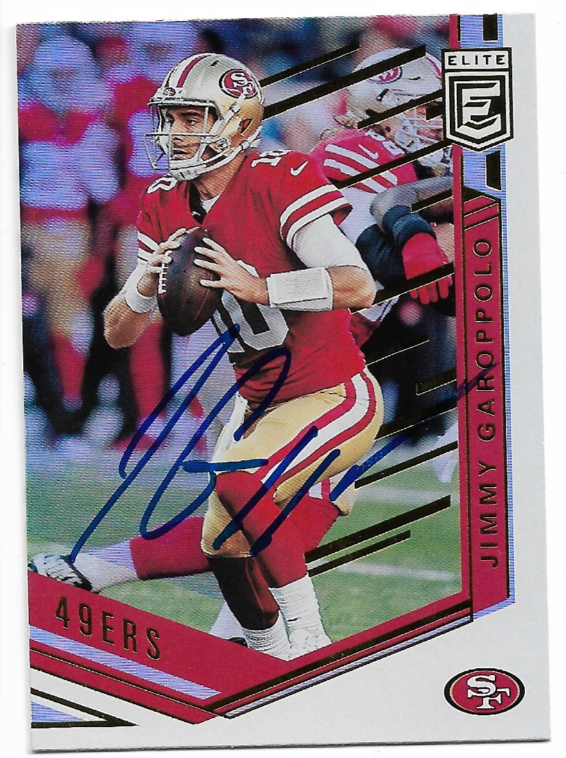 jimmy garoppolo autographed football