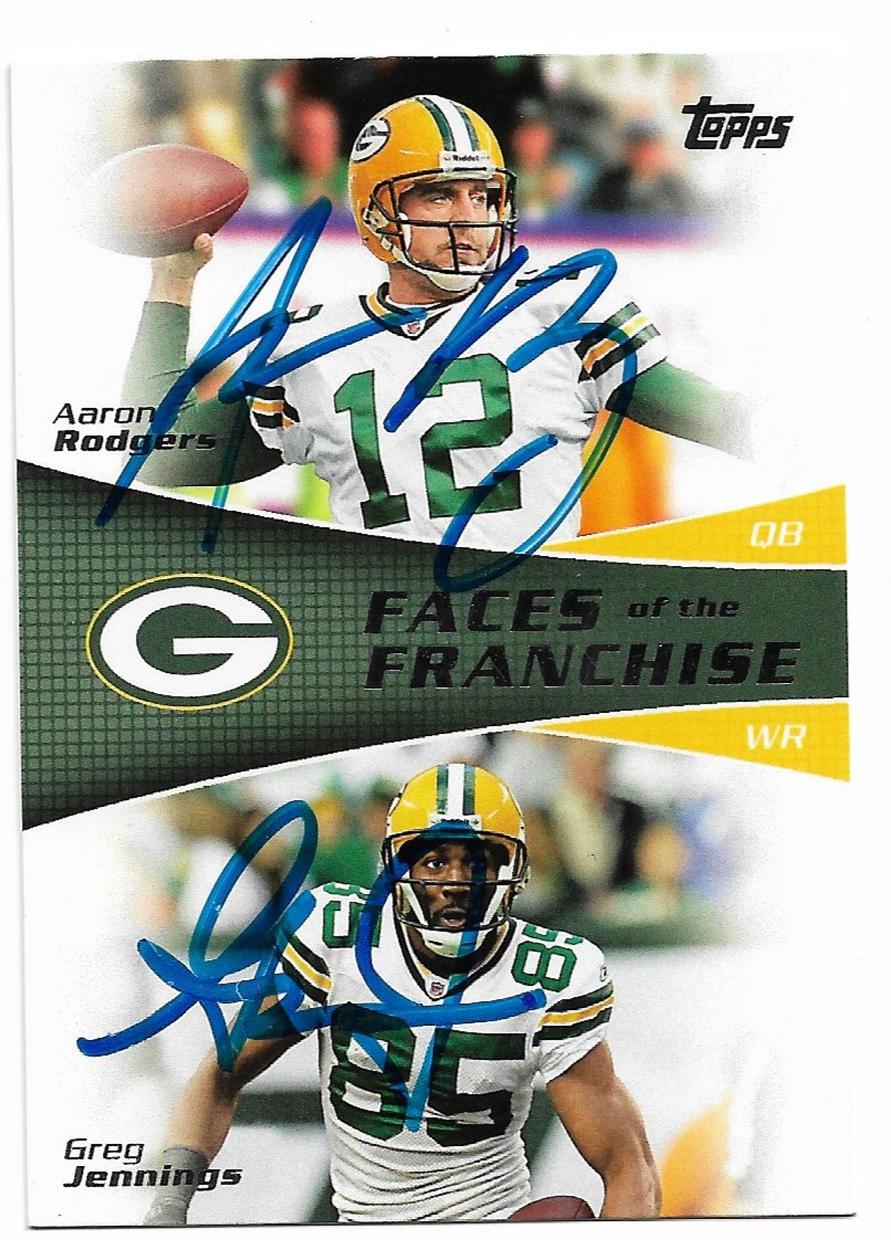 aaron rodgers jersey card