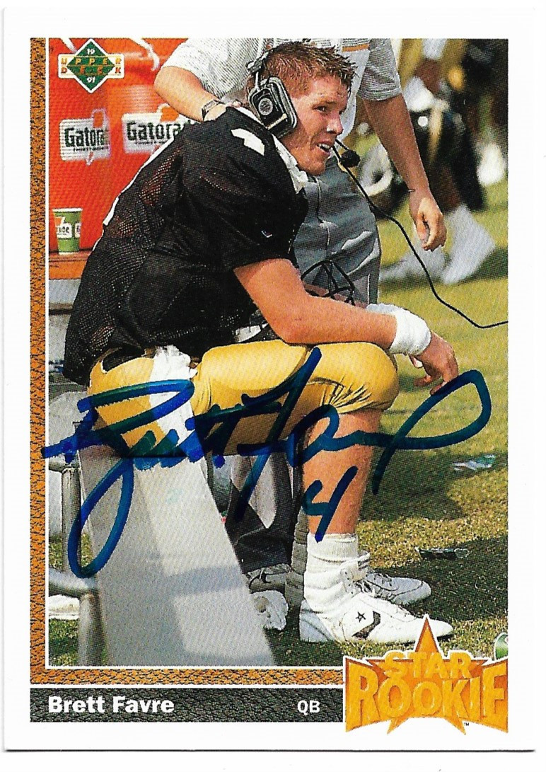 Brett Favre Falcons Rookie Card - Cards Blog