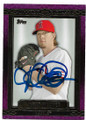 JERED WEAVER LOS ANGELES ANGELS OF ANAHEIM AUTOGRAPHED BASEBALL CARD #62419B