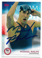 MICHAEL PHELPS OLYMPIC SWIMMING AUTOGRAPHED CARD #72719D