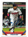 JOSE RAMIREZ CLEVELAND INDIANS AUTOGRAPHED BASEBALL CARD #31820A