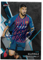 LUIS SUAREZ FUTBOL CLUB BARCELONA AUTOGRAPHED SOCCER CARD #40120C