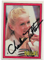 CHARLENE TILTON AUTOGRAPHED VINTAGE DALLAS CARD #62120E