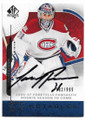 CAREY PRICE MONTREAL CANADIENS AUTOGRAPHED & NUMBERED HOCKEY CARD #62220B