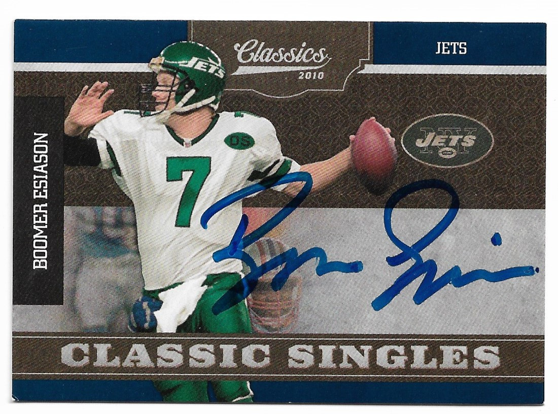 boomer esiason signed football