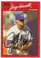 JAY HOWELL LOS ANGELES DODGERS AUTOGRAPHED VINTAGE BASEBALL CARD #92920C