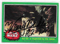 KENNY BAKER R2D2 AUTOGRAPHED VINTAGE STAR WARS CARD #122220C