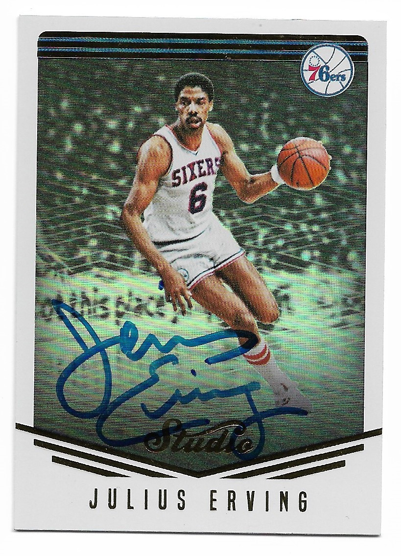 julius erving autograph