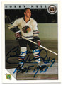 BOBBY HULL CHICAGO BLACK HAWKS AUTOGRAPHED VINTAGE HOCKEY CARD #100621A