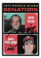 NORM McRAE & DENNY RIDDLEBERGER WASHINGTON SENATORS DOUBLE AUTOGRAPHED VINTAGE ROOKIE BASEBALL CARD #11522C