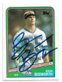 BRIAN BOSWORTH SEATTLE SEAHAWKS AUTOGRAPHED VINTAGE ROOKIE FOOTBALL CARD #42322B