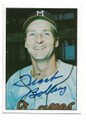 FRANK BOLLING MILWAUKEE BRAVES AUTOGRAPHED VINTAGE BASEBALL CARD #42822A