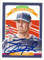SHANE BIEBER CLEVELAND INDIANS AUTOGRAPHED BASEBALL CARD #62322C