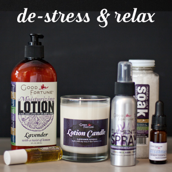 home fragrance lavender prodcuts to help relax