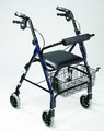 Rollator 4-Wheel with Padded Seat & Basket  Green(LBPSGR)