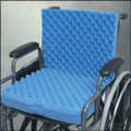Eggcrate Wheelchair Cushion with Back 18 x32 x3